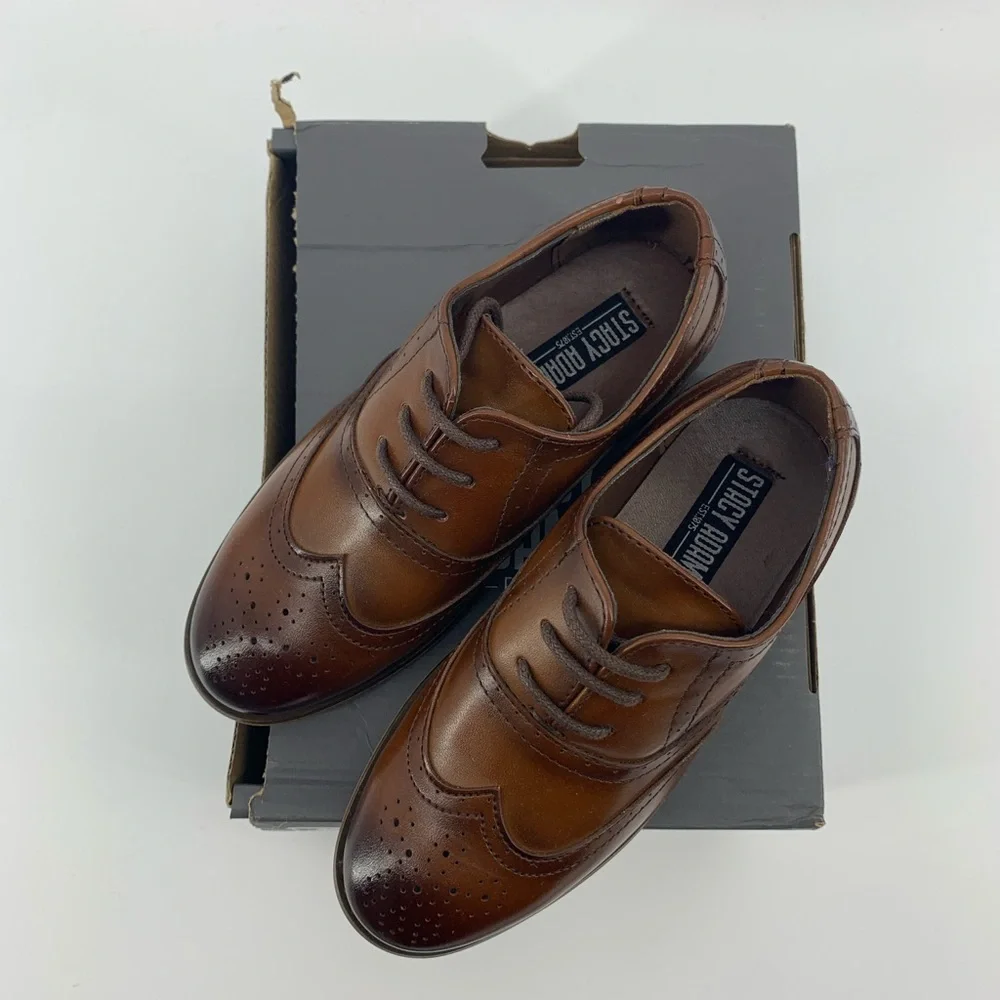 Stacy Adams Men's Cognac Brown Oxford Shoes